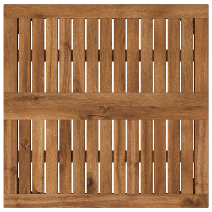 Sofabord Naturfarvet og sort 60 x 60,5 x 36 cm