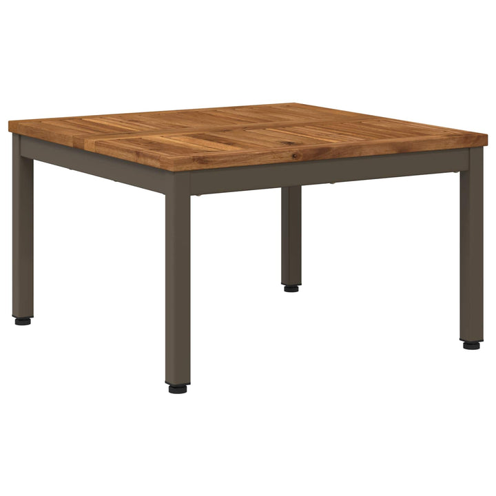 Sofabord Naturlig og Kaffe 60 x 60,5 x 36 cm Massivt Akacietræ