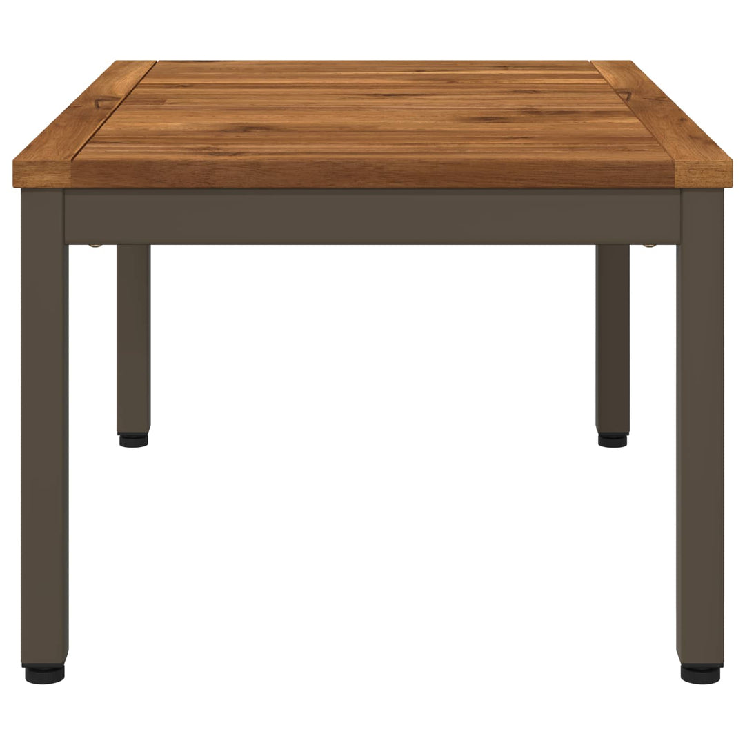 Sofabord Naturlig og Kaffe 50 x 68,5 x 36 cm Massivt Akacietræ