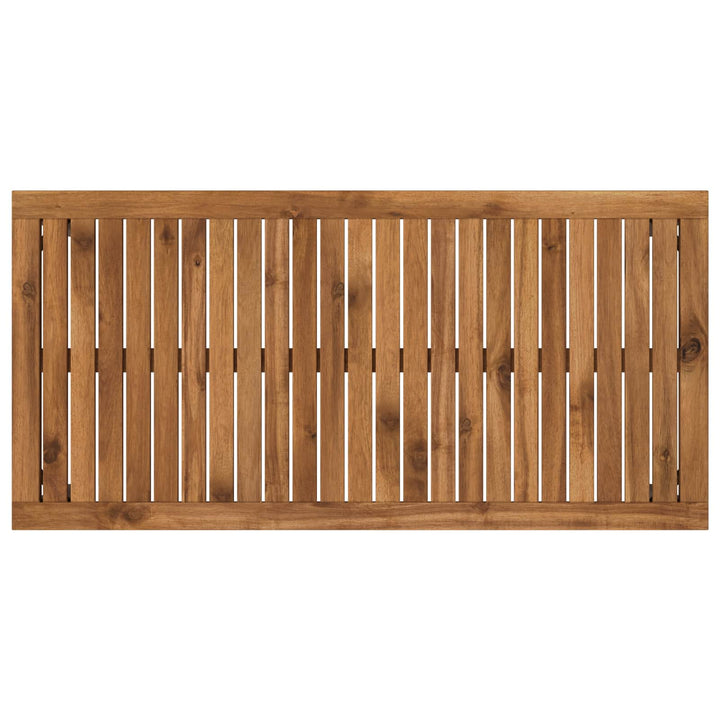 Sofabord Naturlig og Kaffe 50 x 100,5 x 45 cm Massivt Akacietræ