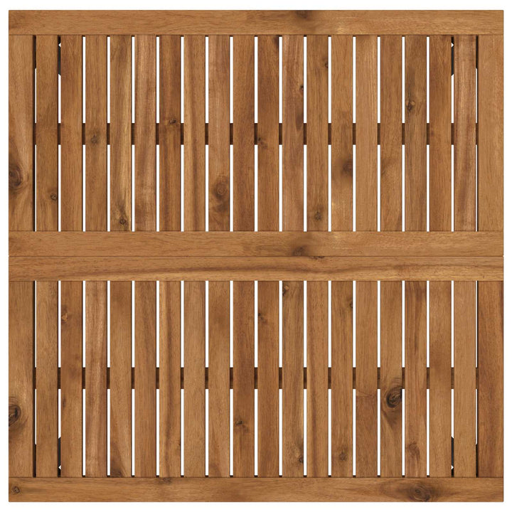Sofabord Naturfarvet og sort 80 x 80,5 x 45 cm