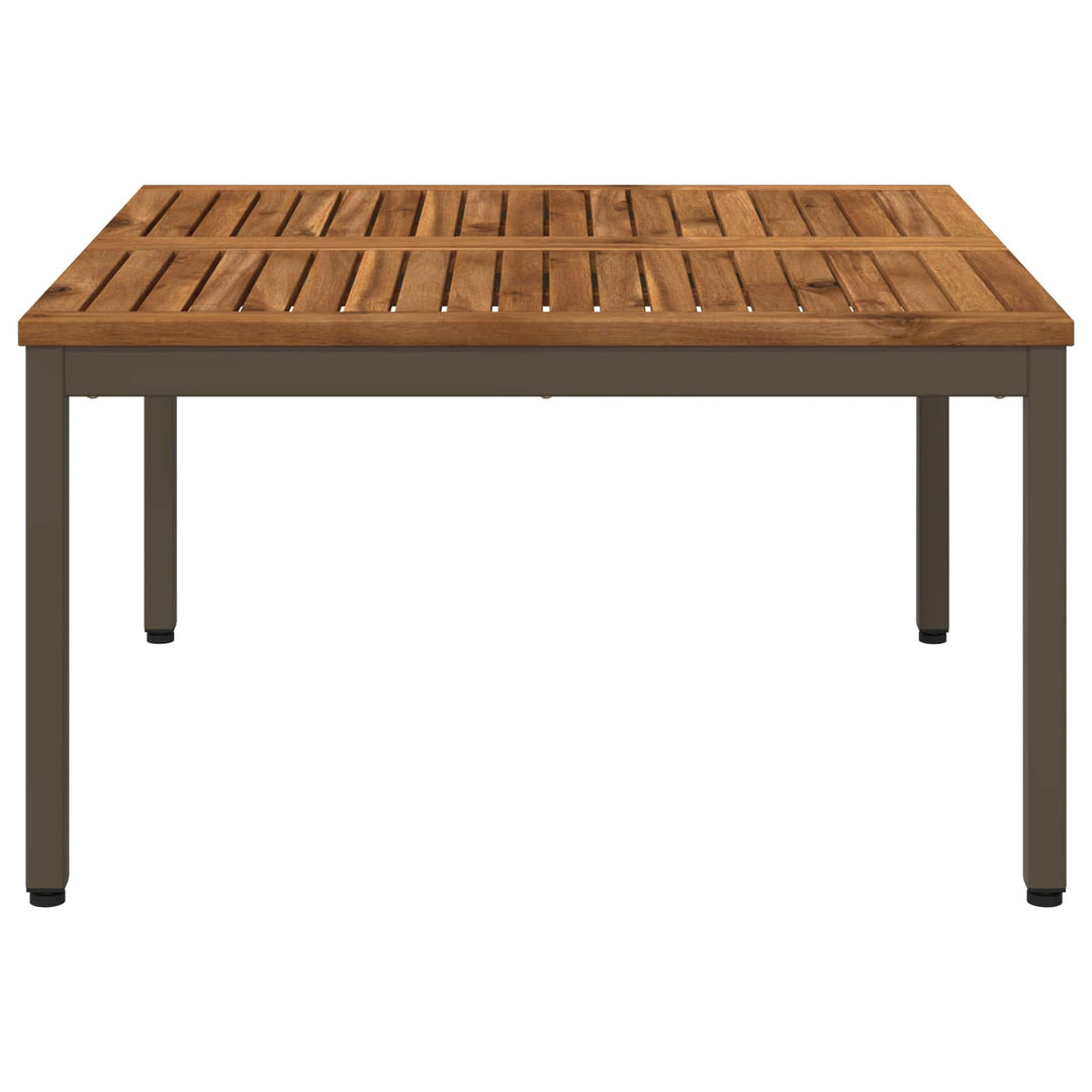 Sofabord Naturlig og Kaffe 80 x 80,5 x 45 cm Massivt Akacietræ