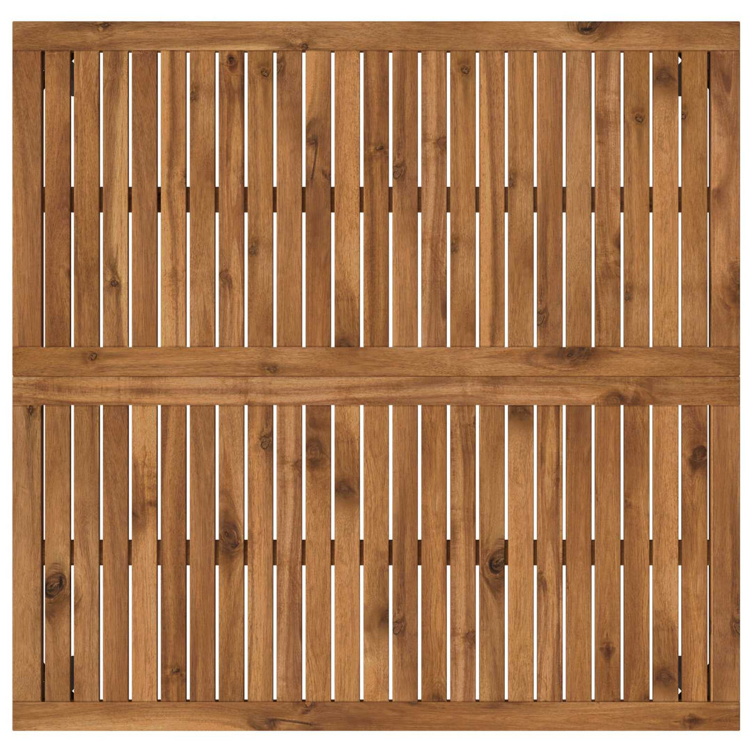 Sofabord Naturfarvet og sort 100 x 100,5 x 45 cm