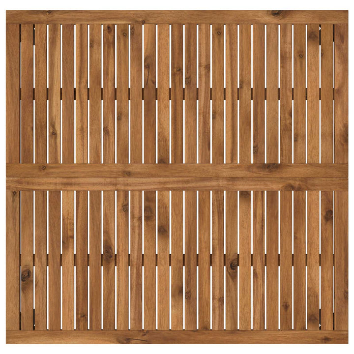 Sofabord Naturfarvet og sort 100 x 100,5 x 45 cm