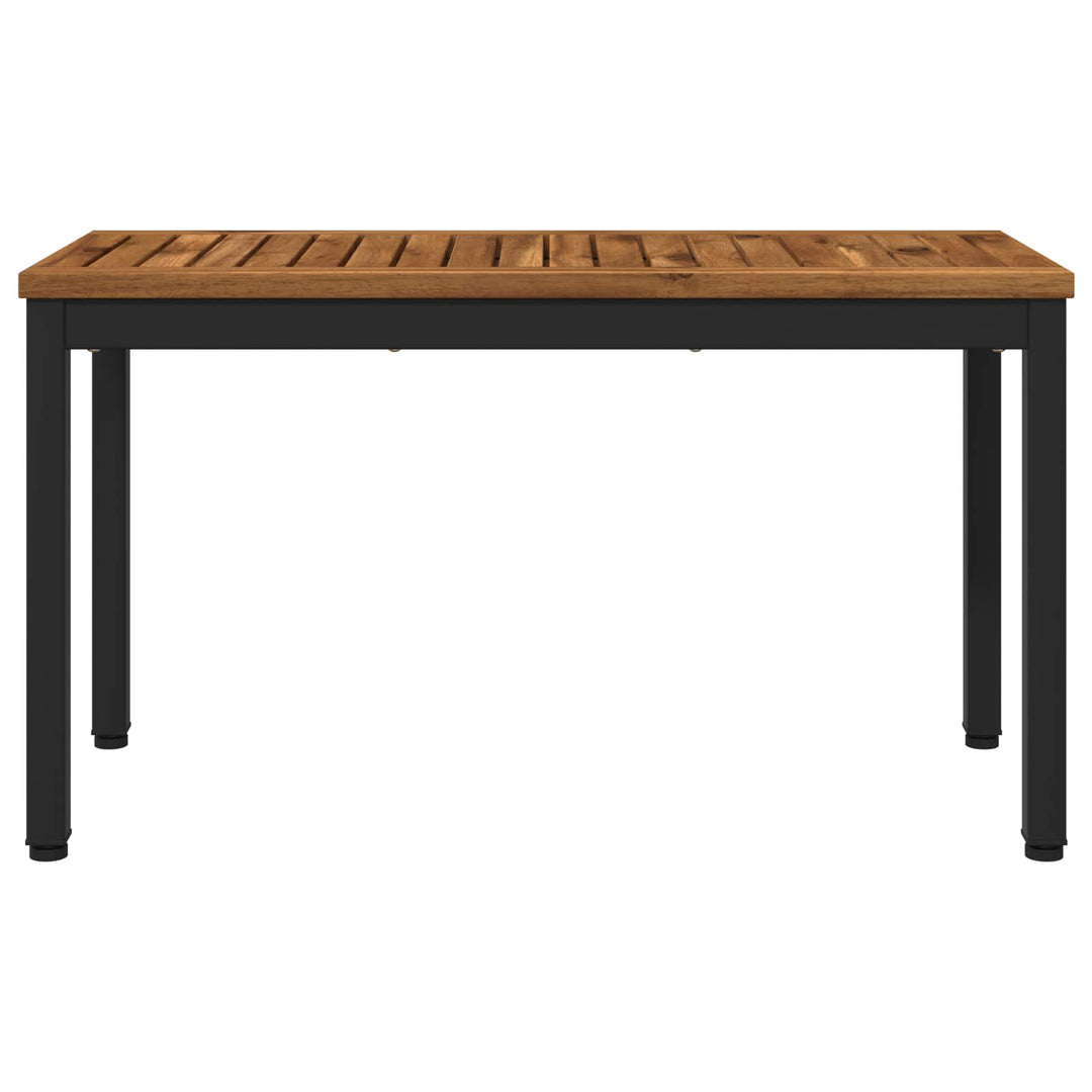 Havebænk 80,5 x 35 x 45 cm Massivt Akacietræ Rektangulær