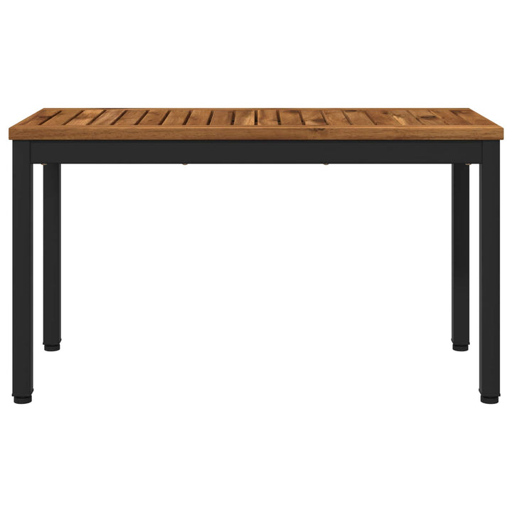 Havebænk 80,5 x 35 x 45 cm Massivt Akacietræ Rektangulær
