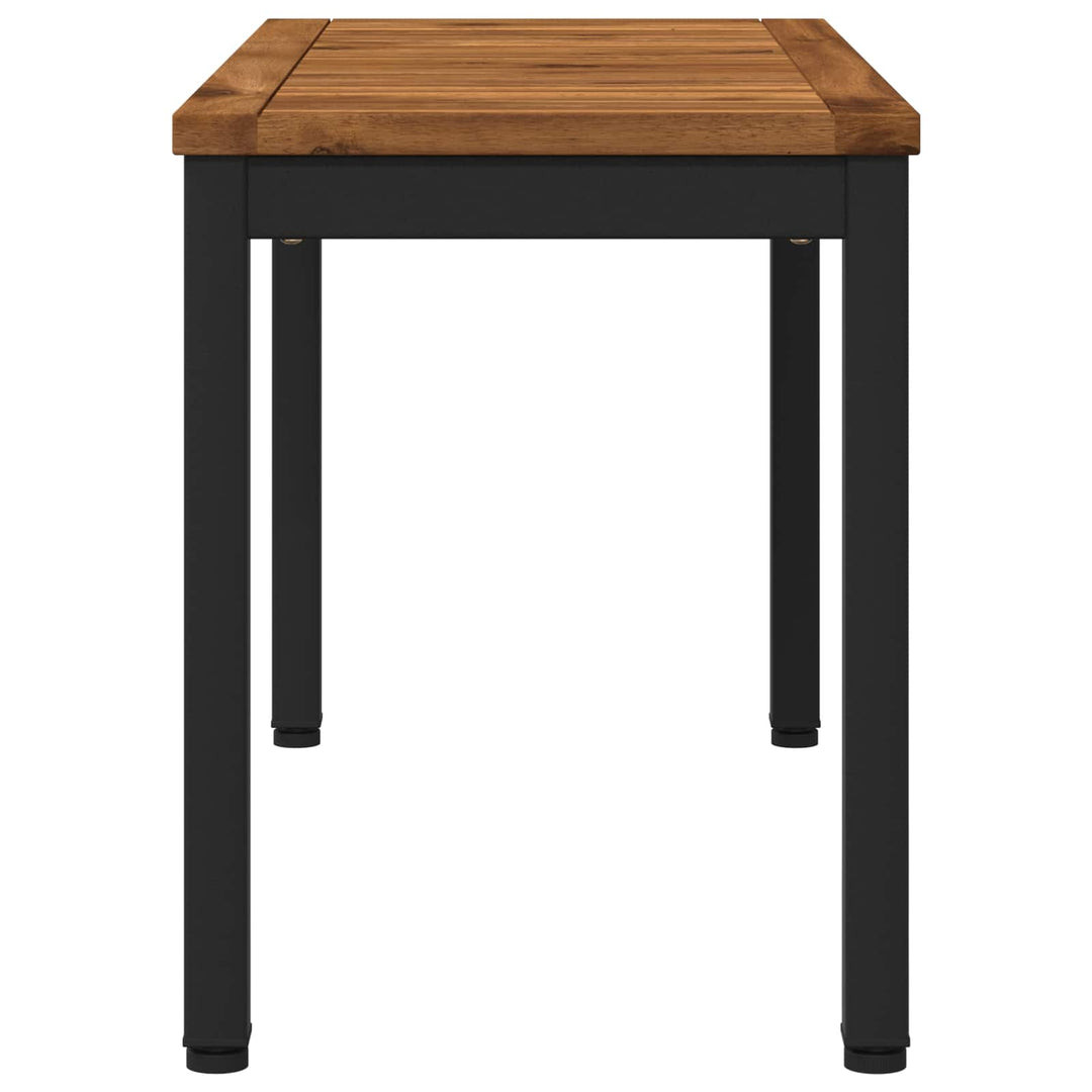 Havebænk 80,5 x 35 x 45 cm Massivt Akacietræ Rektangulær