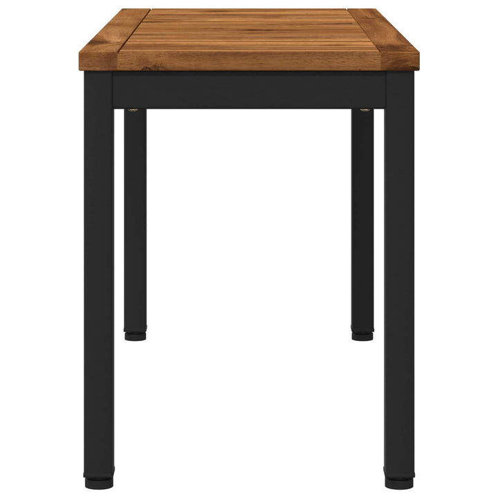 Havebænk 80,5 x 35 x 45 cm Massivt Akacietræ Rektangulær
