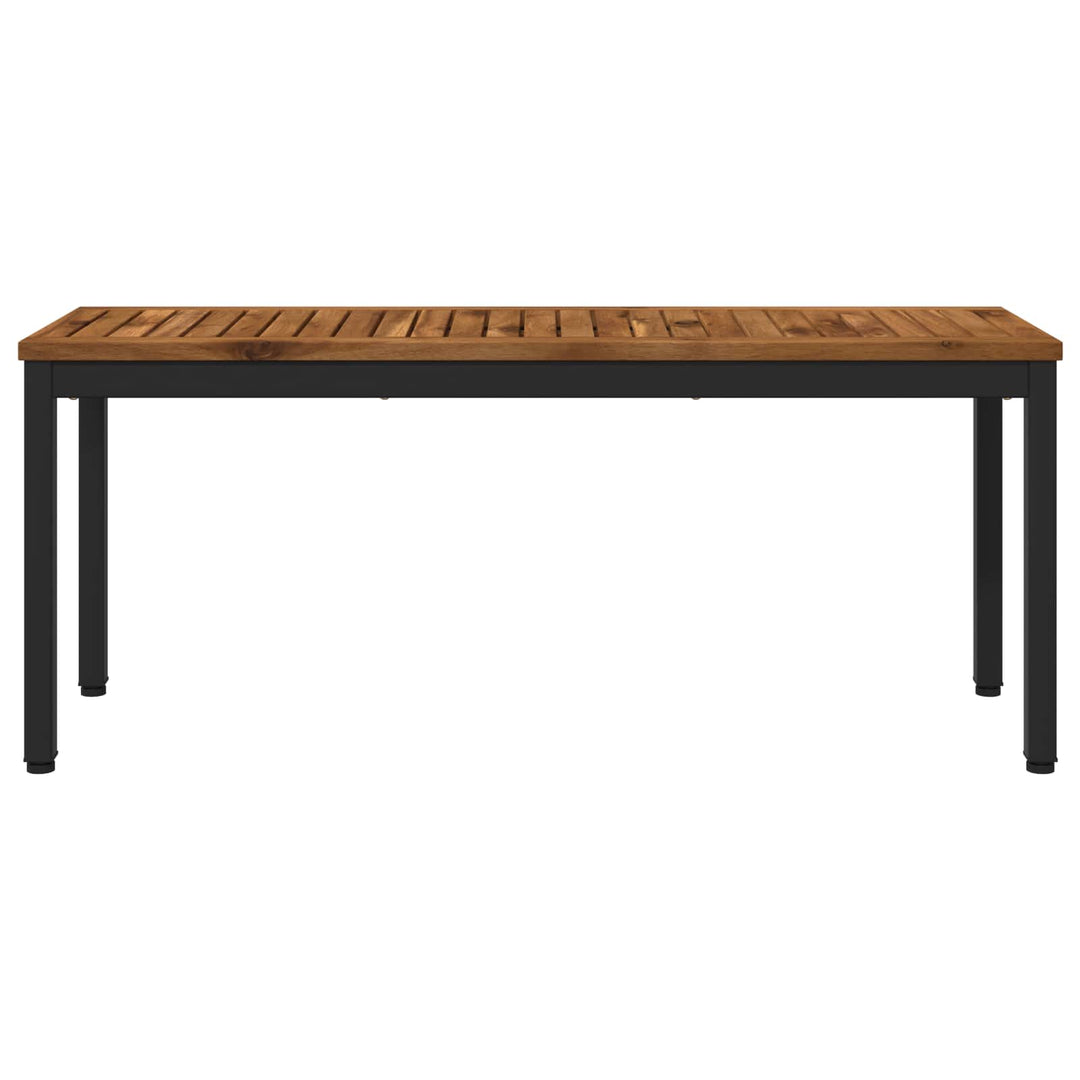 Havebænk 108,5 x 35 x 45 cm Massivt Akacietræ Rektangulær