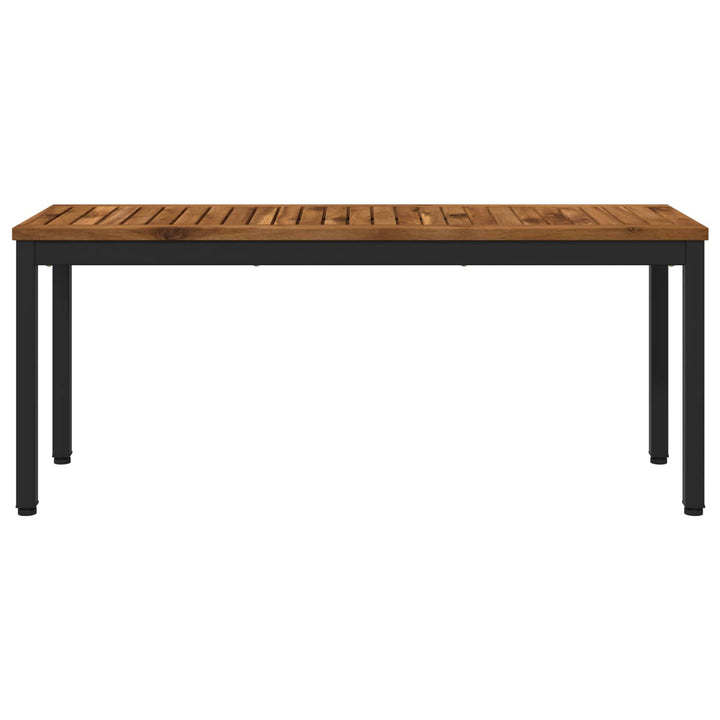 Havebænk 108,5 x 35 x 45 cm Massivt Akacietræ Rektangulær