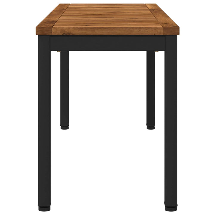 Havebænk 108,5 x 35 x 45 cm Massivt Akacietræ Rektangulær