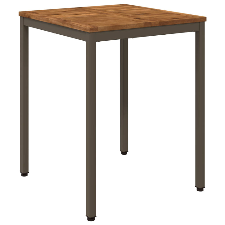 Havemiddagstabel Naturlig og Kaffe 60 x 60,5 x 75 cm
