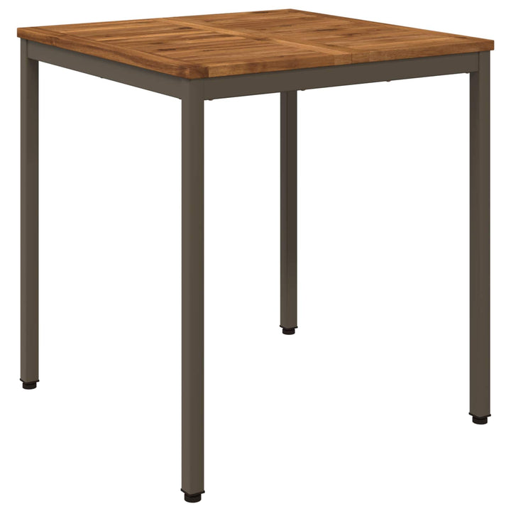 Havemiddagstabel Naturlig og Kaffe 70 x 68,5 x 75 cm
