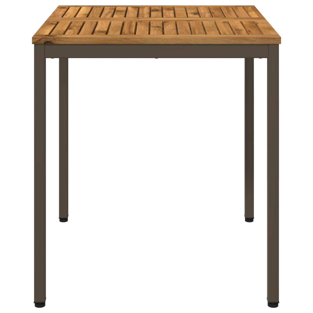 Havemiddagstabel Naturlig og Kaffe 70 x 68,5 x 75 cm