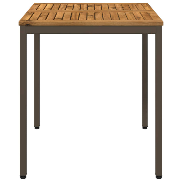 Havemiddagstabel Naturlig og Kaffe 70 x 68,5 x 75 cm