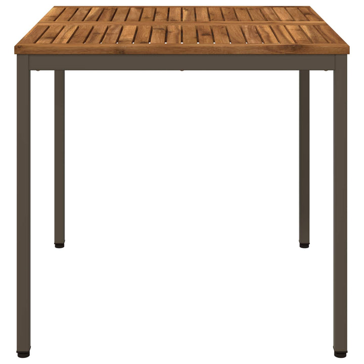 Havemiddagstabel Naturlig og Kaffe 80 x 80,5 x 75 cm