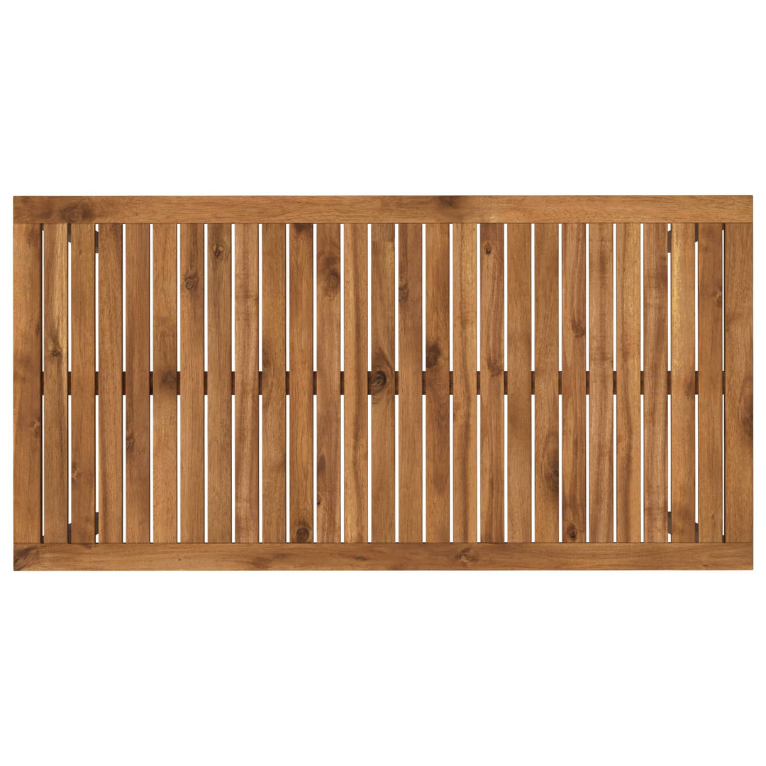 Havemiddagstabel Naturlig og Kaffe 108,5 x 55 x 75 cm