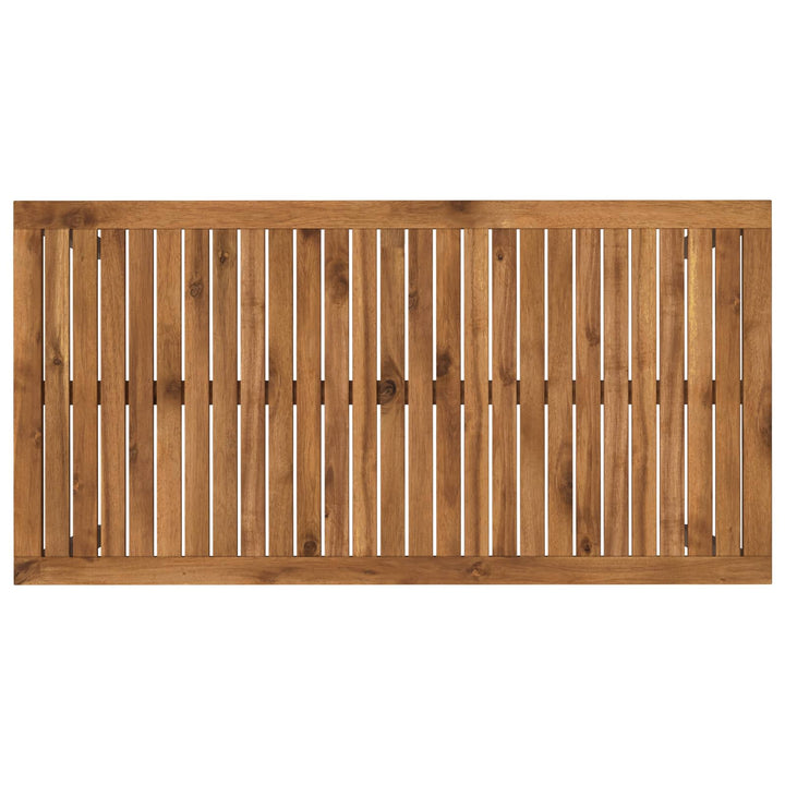 Havemiddagstabel Naturlig og Kaffe 108,5 x 55 x 75 cm
