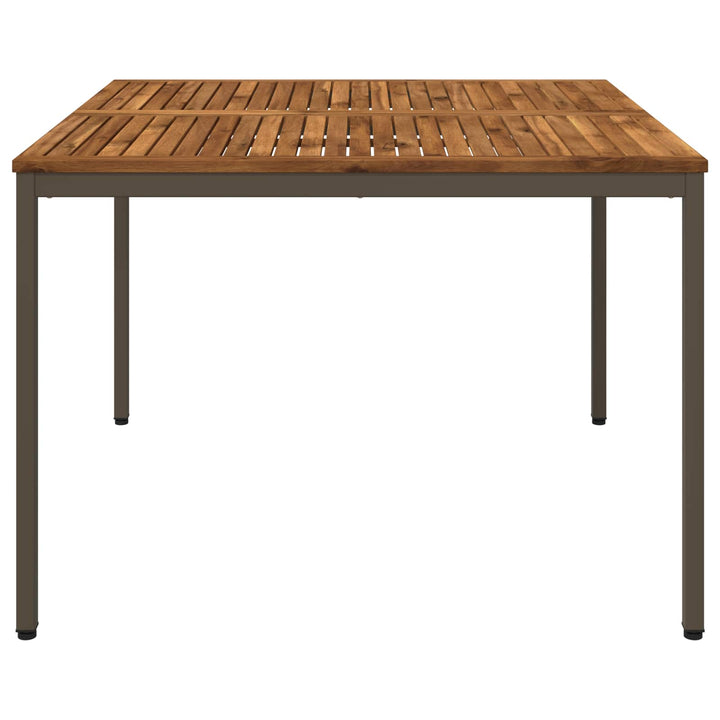 Havemiddagstabel Naturlig og Kaffe 110 x 108,5 x 75 cm