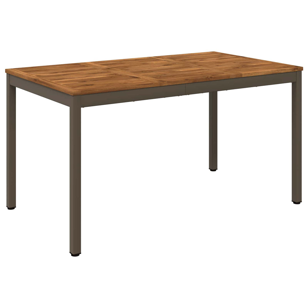 Havemiddagstabel Naturlig og Kaffe 141 x 80,5 x 75 cm