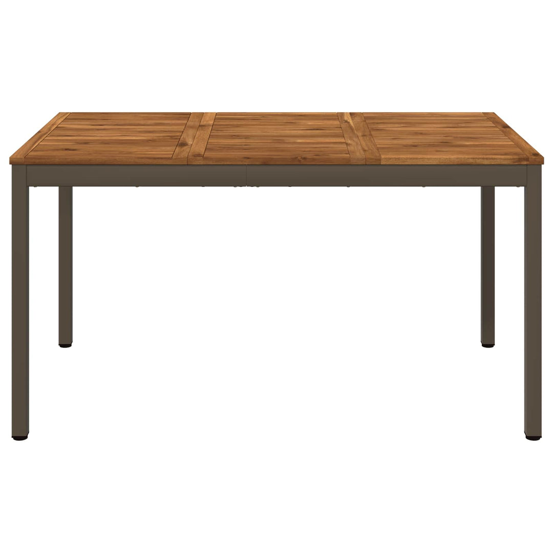 Havemiddagstabel Naturlig og Kaffe 141 x 80,5 x 75 cm
