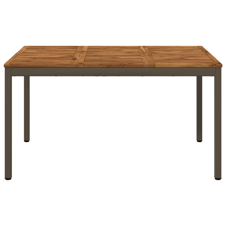Havemiddagstabel Naturlig og Kaffe 141 x 80,5 x 75 cm