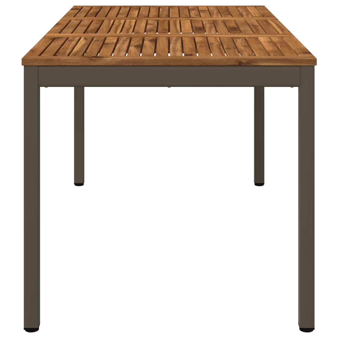 Havemiddagstabel Naturlig og Kaffe 141 x 80,5 x 75 cm