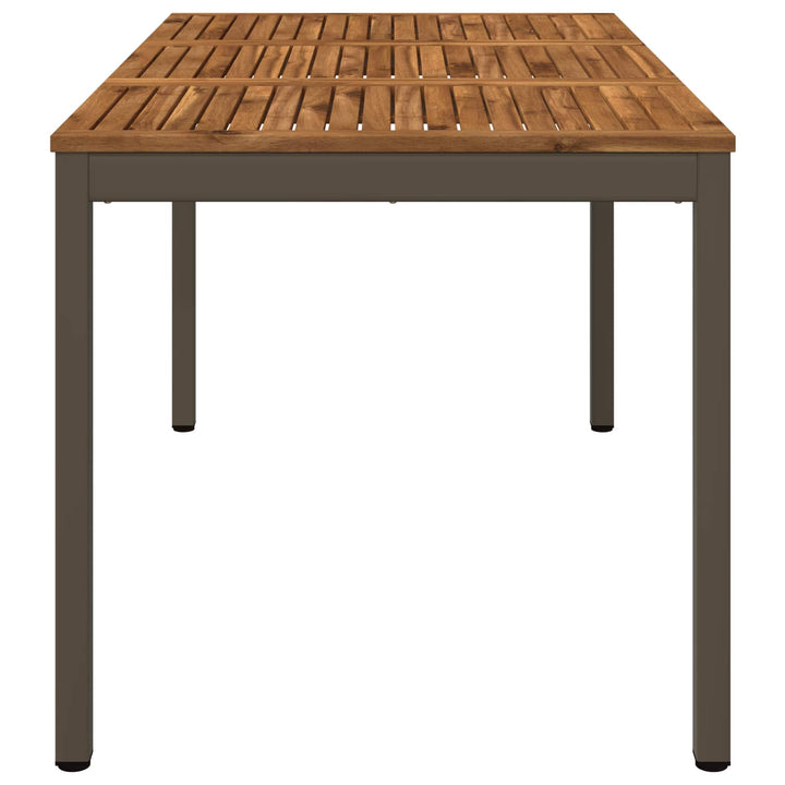 Havemiddagstabel Naturlig og Kaffe 141 x 80,5 x 75 cm