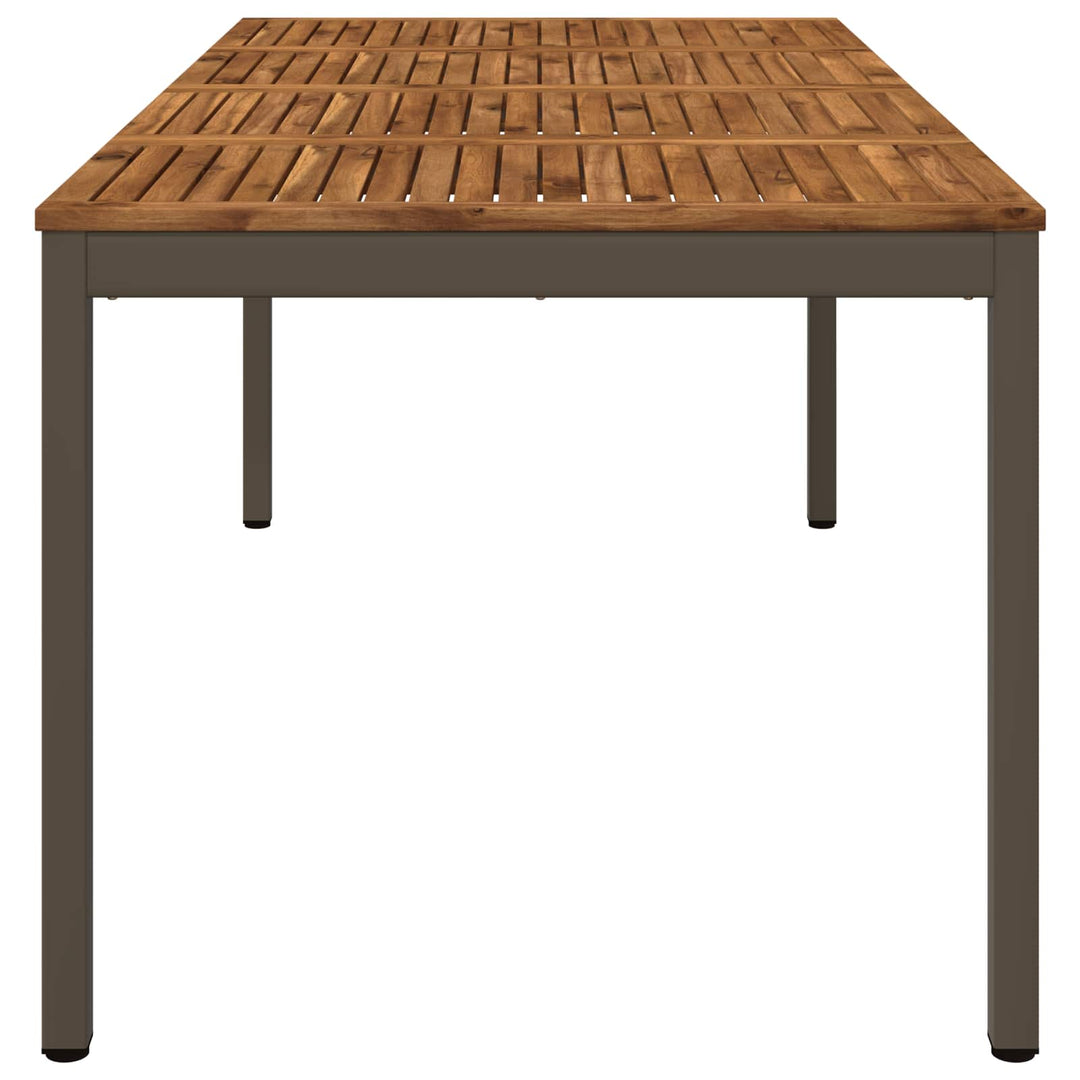 Havemiddagstabel Naturlig og Kaffe 147 x 88,5 x 75 cm