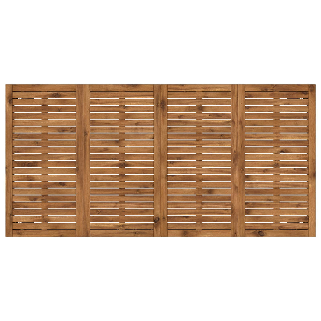 Havemiddagstabel Naturlig og Kaffe 147 x 88,5 x 75 cm