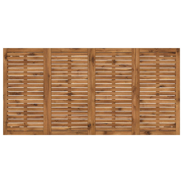 Havemiddagstabel Naturlig og Kaffe 147 x 88,5 x 75 cm