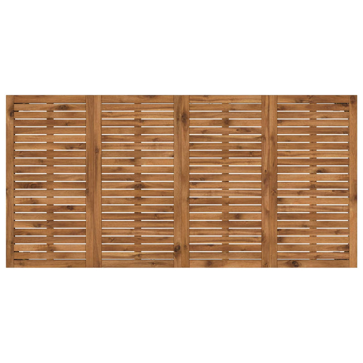 Havemiddagstabel Natur og hvid 180 x 88,5 x 75 cm