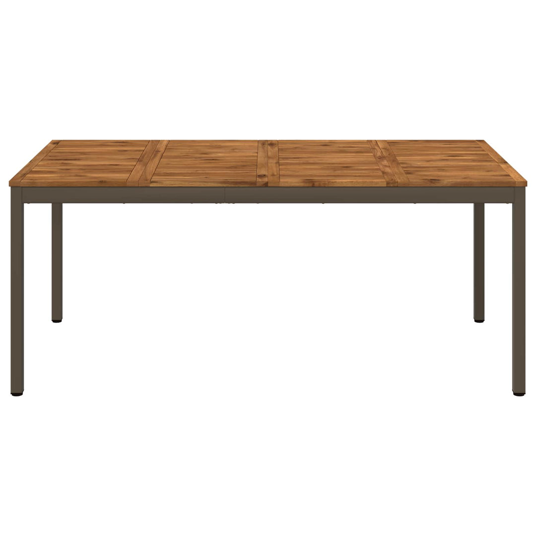 Havemiddagstabel Naturlig og Kaffe 180 x 88,5 x 75 cm