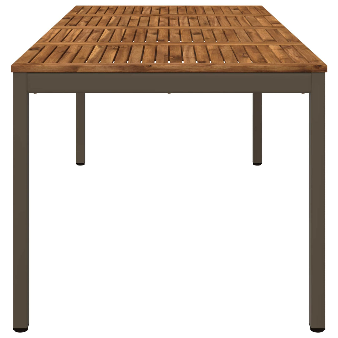 Havemiddagstabel Naturlig og Kaffe 180 x 88,5 x 75 cm