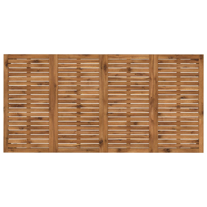 Havemiddagstabel Naturlig og Kaffe 180 x 88,5 x 75 cm