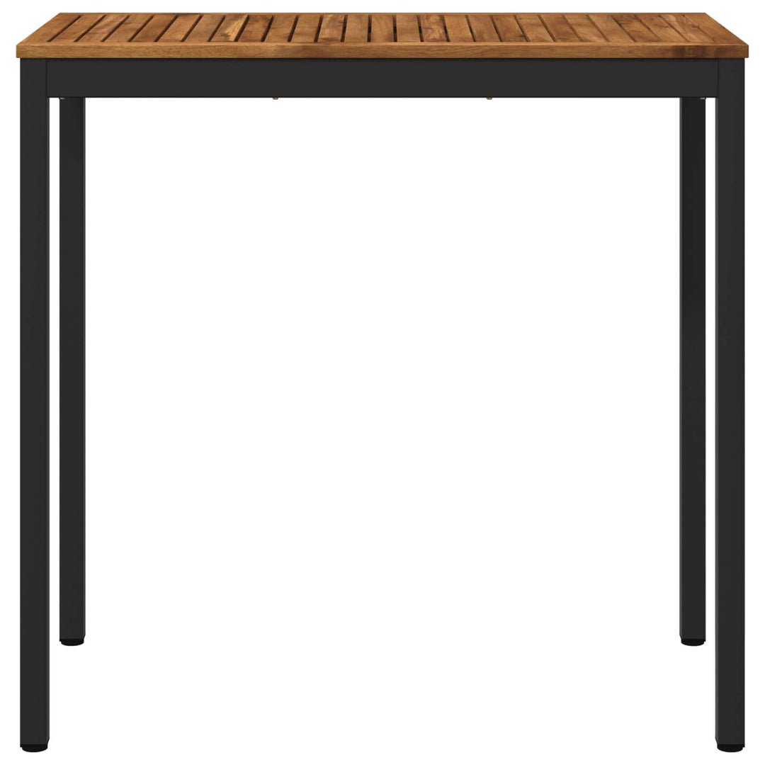 Have Bar Bord Naturfarvet og sort 108,5 x 55 x 105 cm