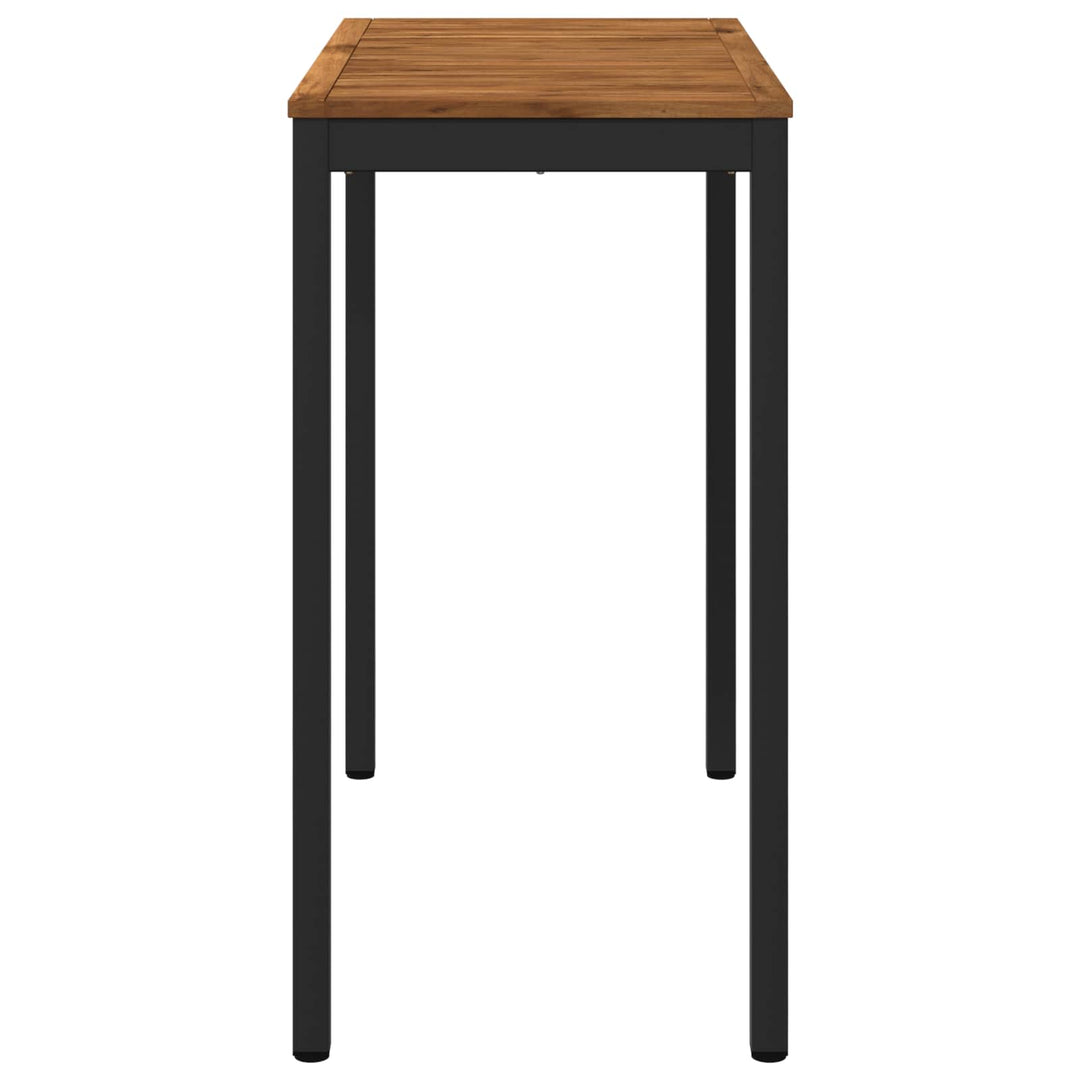 Have Bar Bord Naturfarvet og sort 108,5 x 55 x 105 cm