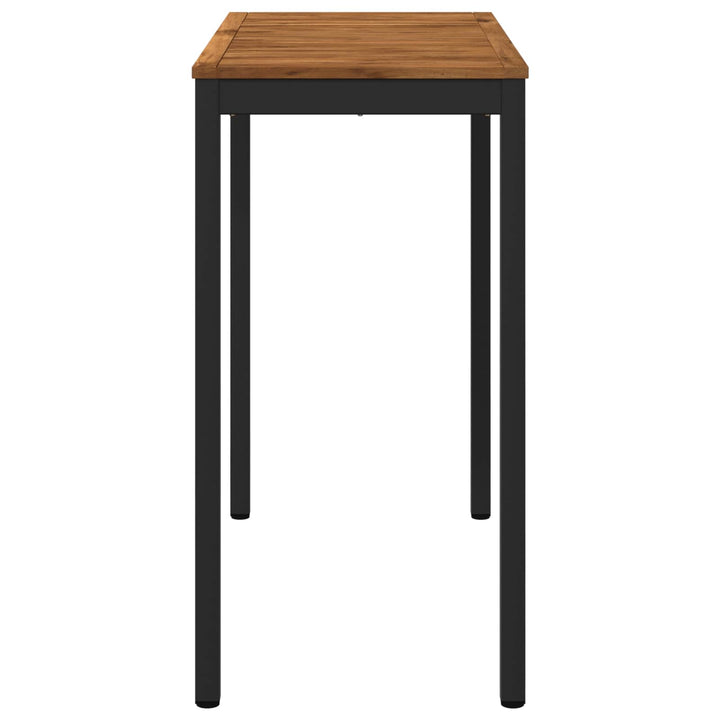 Have Bar Bord Naturfarvet og sort 108,5 x 55 x 105 cm