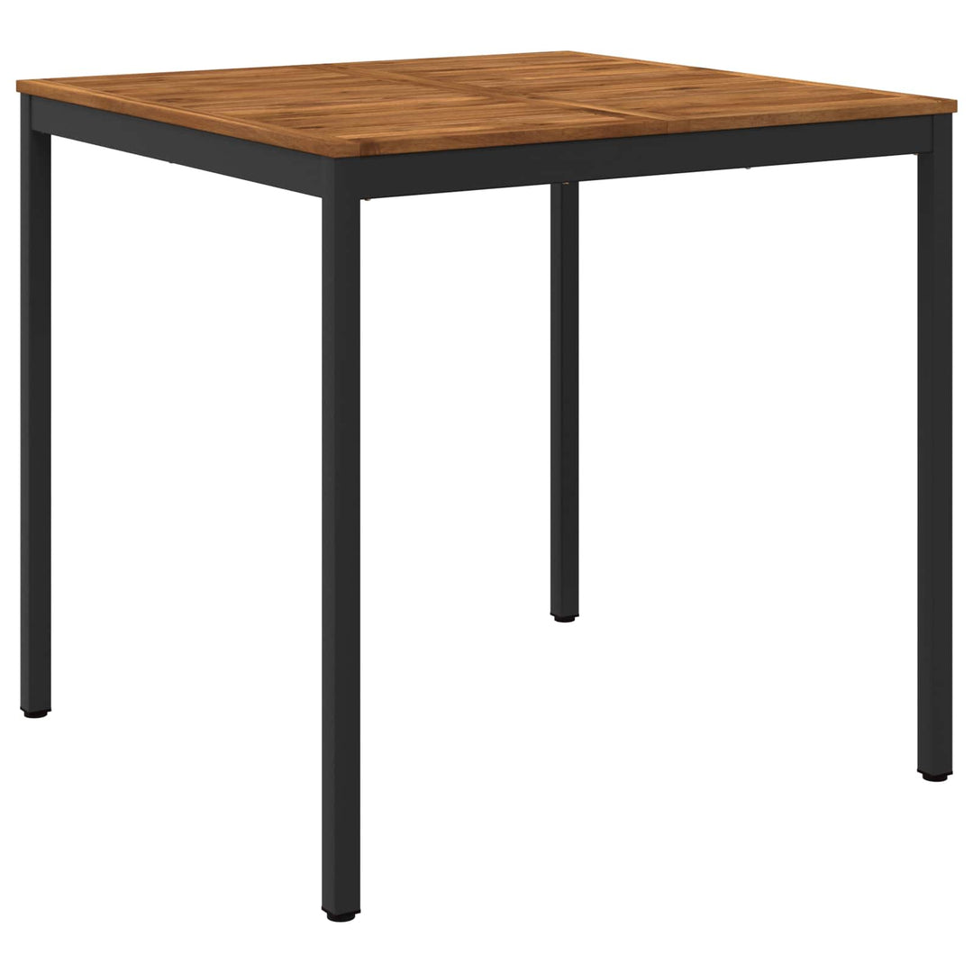 Have Bar Bord Naturfarvet og sort 110 x 108,5 x 105 cm