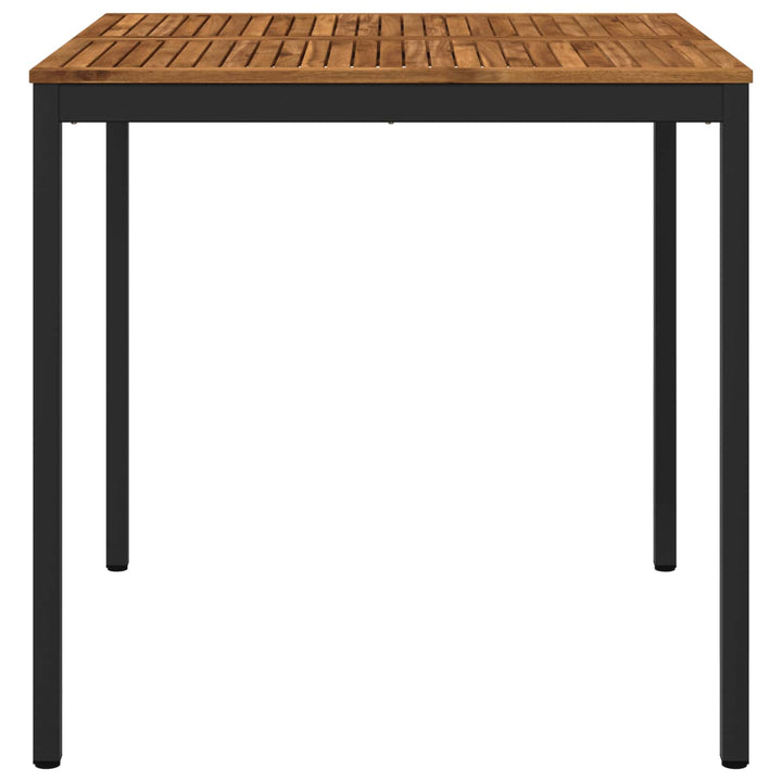 Have Bar Bord Naturfarvet og sort 110 x 108,5 x 105 cm