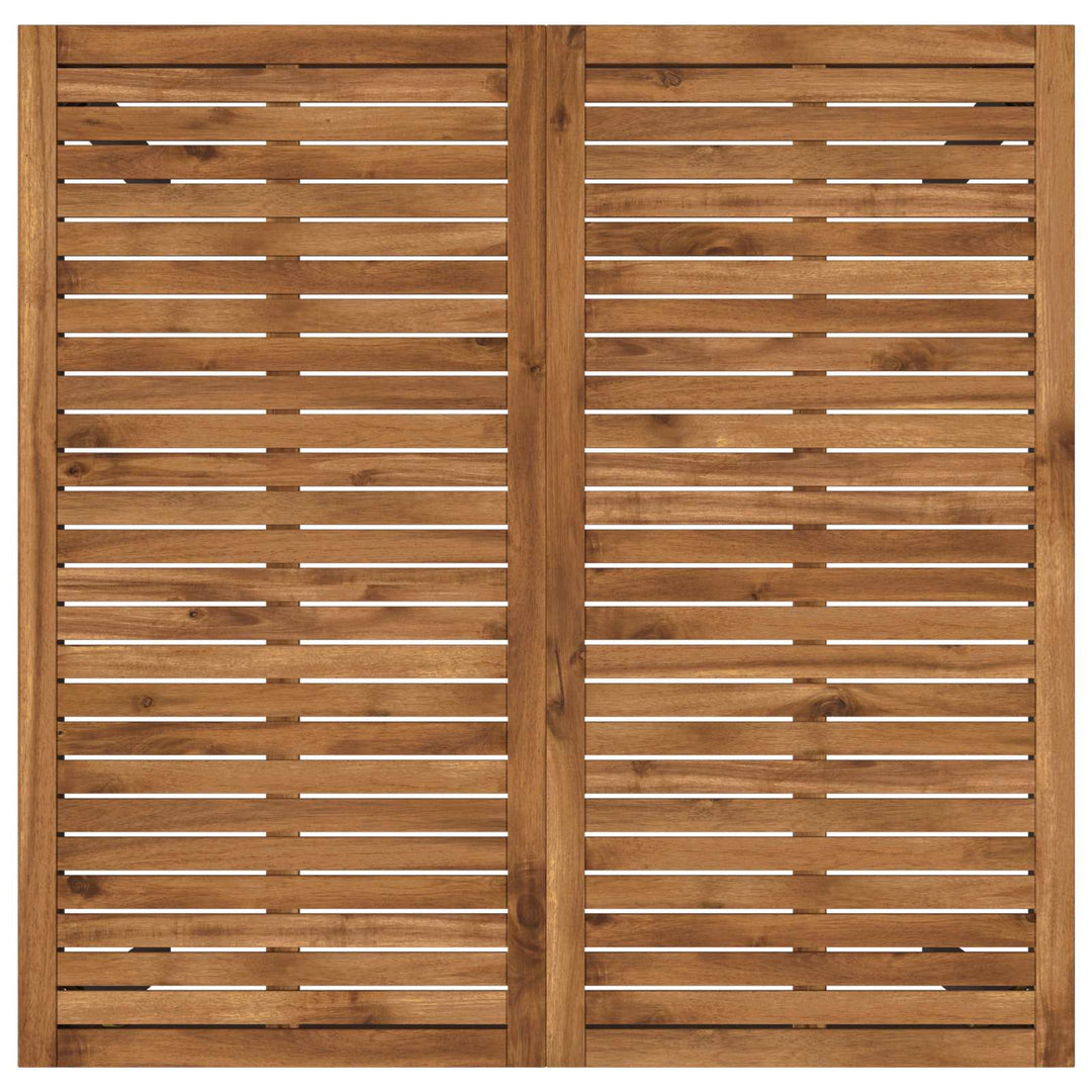 Have Bar Bord Naturfarvet og sort 110 x 108,5 x 105 cm