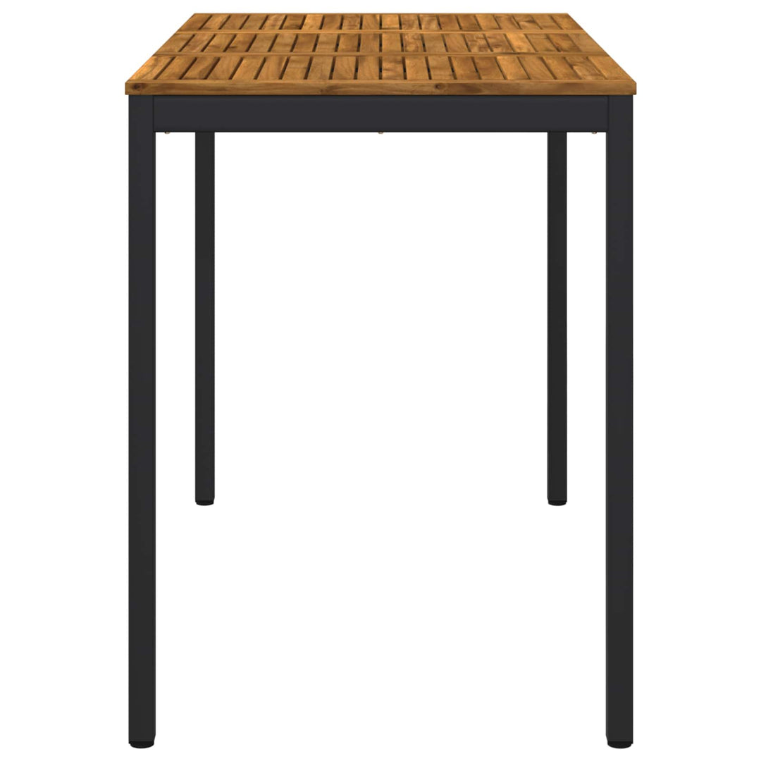 Have Bar Bord Naturfarvet og sort 141 x 80,5 x 105 cm