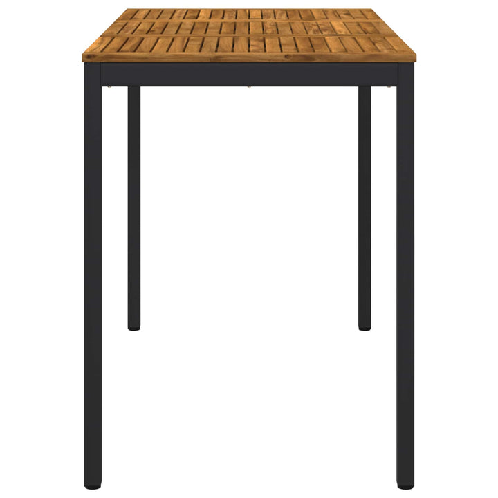 Have Bar Bord Naturfarvet og sort 141 x 80,5 x 105 cm