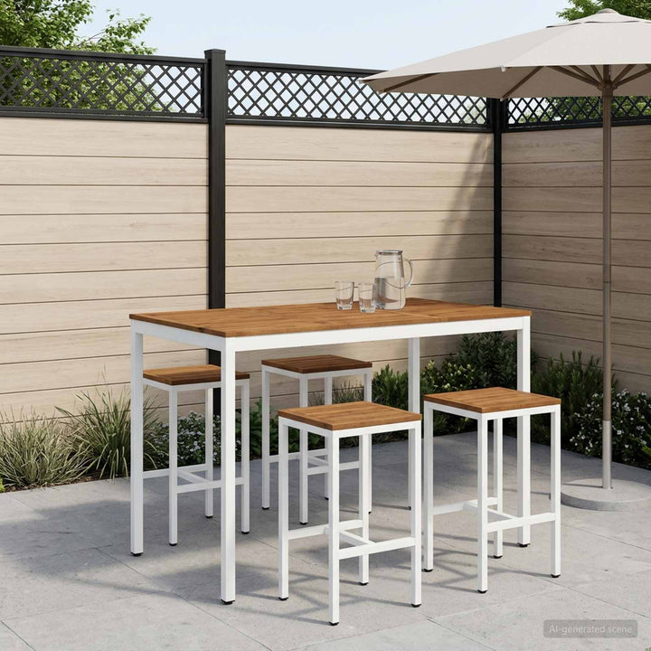 Have Bar Bord Natur og hvid 147 x 88,5 x 105 cm