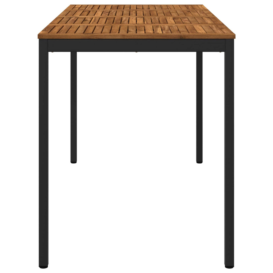 Have Bar Bord Naturfarvet og sort 180 x 88,5 x 105 cm
