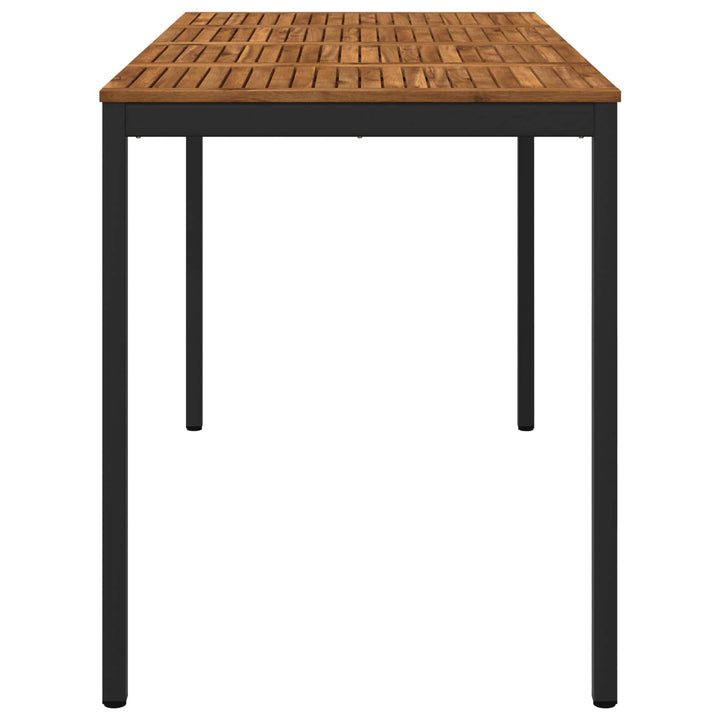 Have Bar Bord Naturfarvet og sort 180 x 88,5 x 105 cm