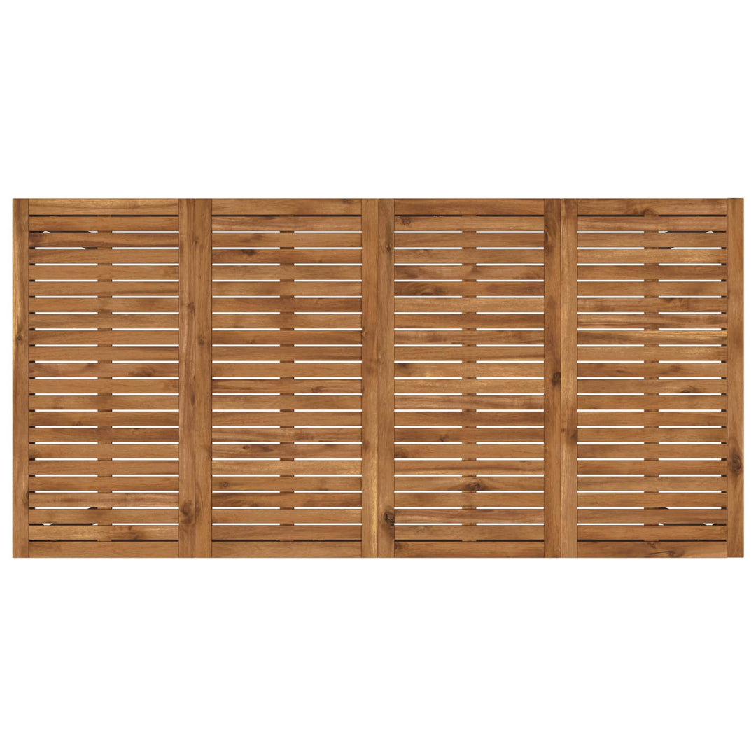 Have Bar Bord Naturfarvet og sort 180 x 88,5 x 105 cm