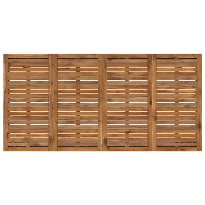 Have Bar Bord Naturfarvet og sort 180 x 88,5 x 105 cm