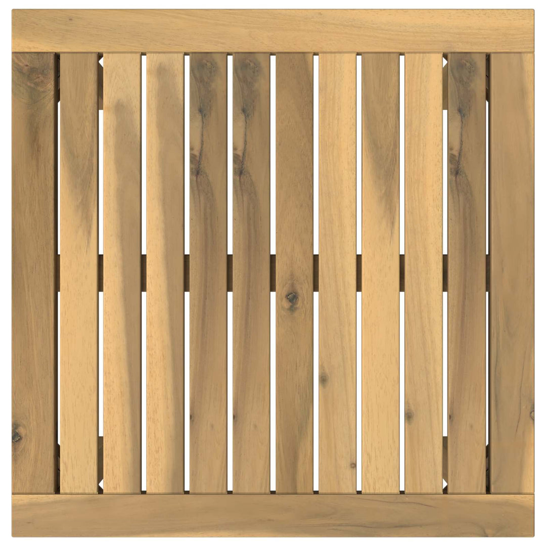 Sofabord Hvid 50 x 48,5 x 36 cm Massivt Akacietræ