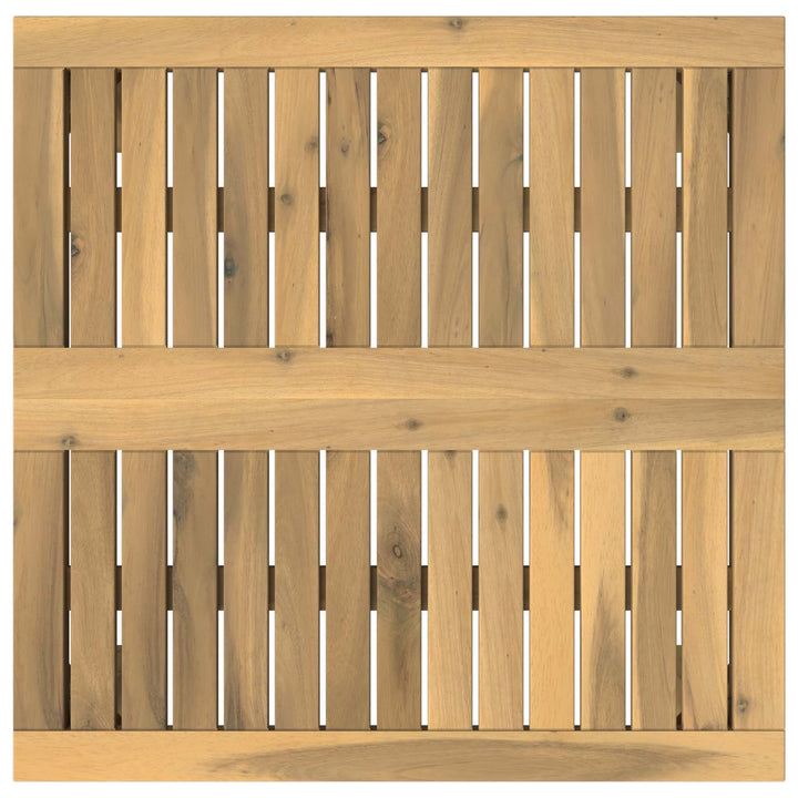 Sofabord Hvid 60 x 60,5 x 36 cm Massivt Akacietræ